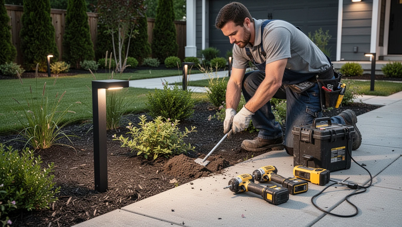 Outdoor Lighting Installation